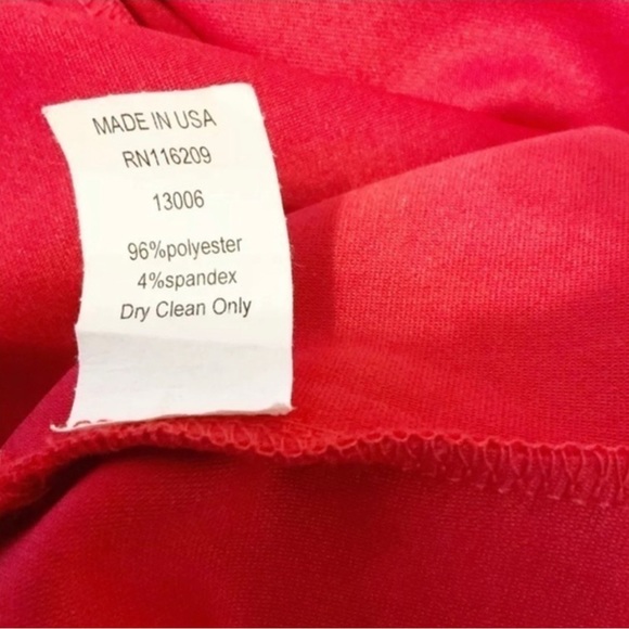 Velvet Torch Red Lace Bodycon Midi Dress, Women’s Size Small. - Picture 9 of 13